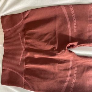 Gymshark, OG pink/red athletic leggings, medium